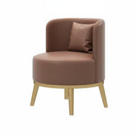 Upholstered Barrel Chair Modern Design Lounge Seat Highresilient Padding Ergonomic Ergonomic for Adults, Readers, Cafe, Office