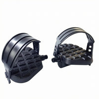Textured Stationary Bike Pedals Raised Guard Exercise Bike Pedal Indoor
