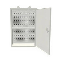 Steel cabinet with lock
