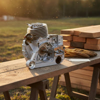 High-Quality Materials MS660 Crankcase Kit Long-Lasting MS066 Engine Crankcase Precision Craftsmanship Chainsaw Engine Housing Easy Install