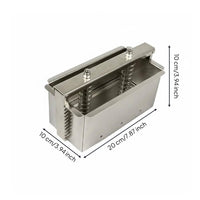 Stainless Steel Meat Forming Effortless Press to Clean Beef Press Maker Adjustable Height Kitchen Utensil for Home Cooks