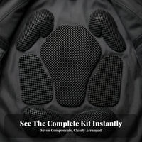 7 Pieces Lightweight Back Protector