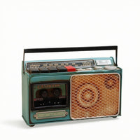 Retro Radio Ornament Decorative Home Decor for Shelf, Cabinet