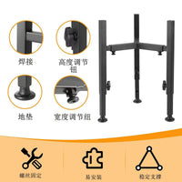 狗碗支架可调节宽度高架饲养狗粮水碗(不包括碗)亚马逊宠物中大型