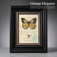 Picture Frame with Vintage Design for Home Decoration and Room Decor, Wall or Tabletop Photo Display for Art Collectors, Handcrafted European Style