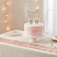 5 Pieces Numbered Birthday Crown Sash Kit Adjustable Fit for Girls