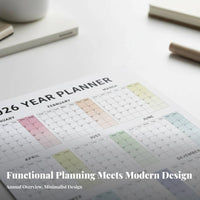 2026 Horse Year Desk Calendar, Fitness Log