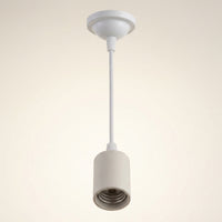Light Fittings Ceilings with a Ceiling Rose Light Fitting for Living Room, E27 Lamp Hanging Lights for Dining Room, 1.2m PVC 220V DIY Lighting