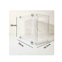 Bird Cage with Removable Grid Clear Hanging Bird Cage Compact for Aviary Keepers