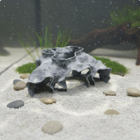 Aquarium Cave Multiple Openings Betta Hideaway Look Pet Decor Fishes Tank Ornament