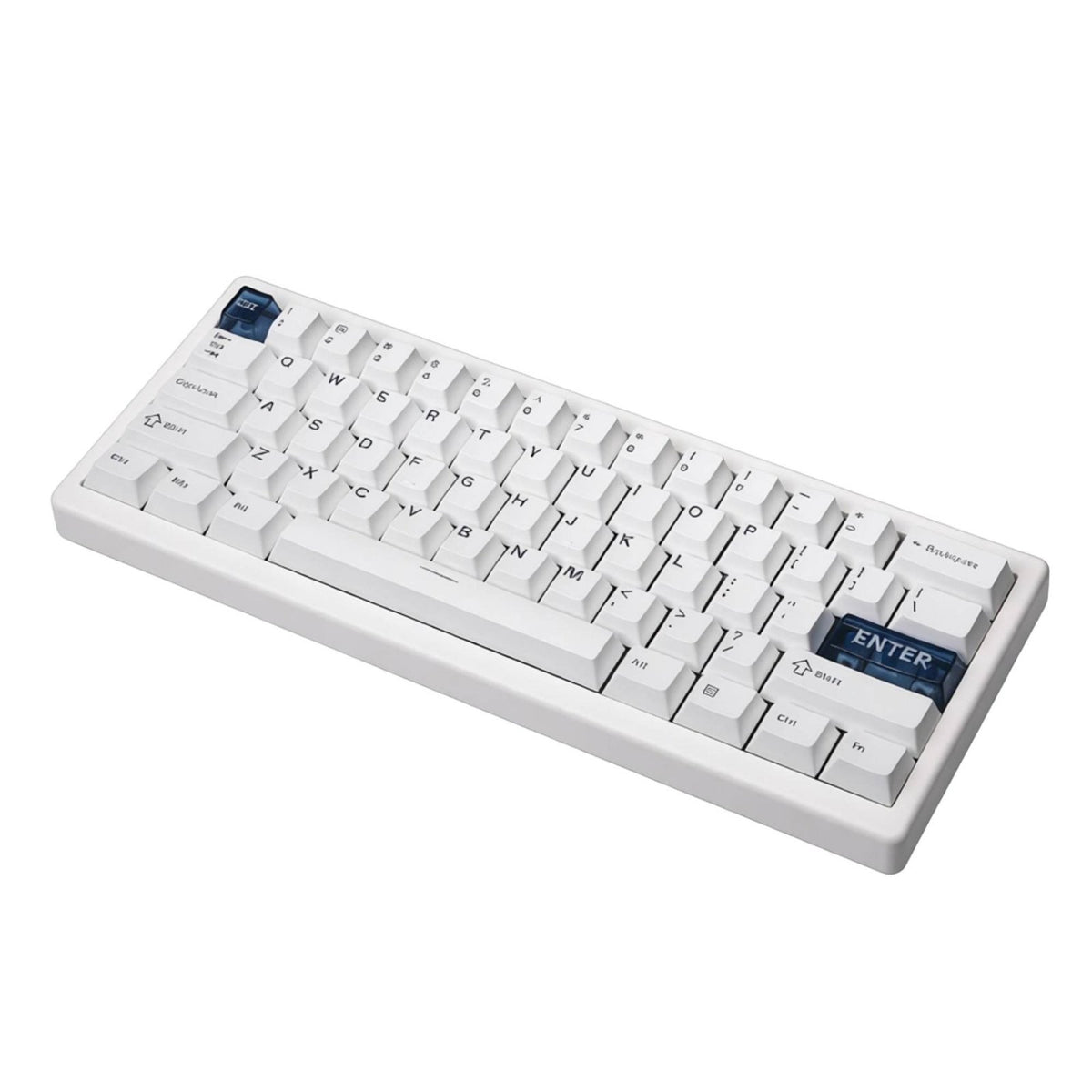QMK/VIA Programmable 60% Mechanical Keyboard RGB Backlit Tri-Mode Wireless Keyboard Computer Peripheral for Gamers, Programmers, Travel, Gaming, Office