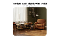Audio Equipment Rack Sturdy Construction Amplifier Stand Stable Structure Stereo Component Shelf for Home Theater Enthusiasts, Entertainment Room