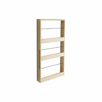 3-Tier Wall-Mounted Organizer Long-Lasting Magazine Rack Modern Design