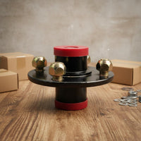 Tricycle Wheel Hub with Fasteners Front Wheel Hub Compact Hardware for Mechanics, Riders