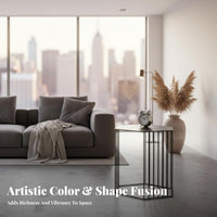 Hexagonal Wireframe Table Multi-Functional Living Room Furniture adaptable Use