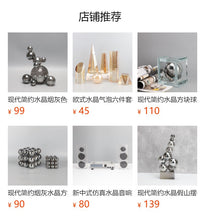 北欧轻奢透明水晶香水瓶精油瓶摆件样板间酒店玄关桌面家居装饰品