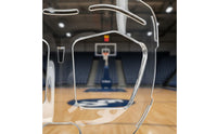 Anti-Collision Transparent Basketball Face Guard Shock Resistant Clear Basketball Face Mask Lightweight Sports Safety Gear Adjustable for Football, Training