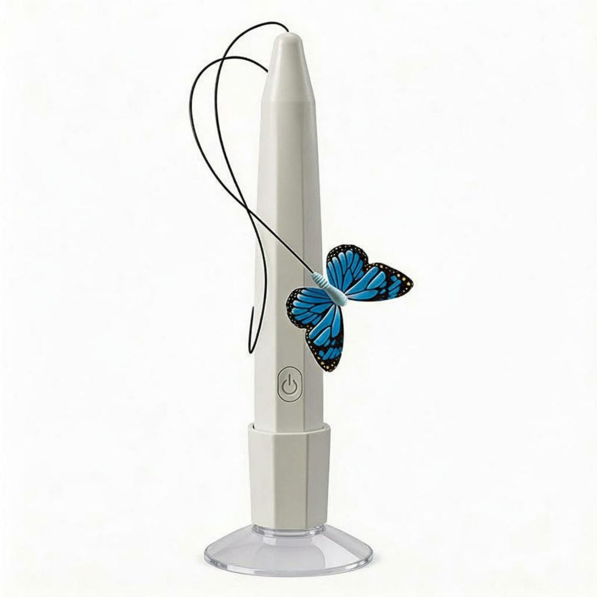 Automatic Interactive Butterfly Feline Toy Handsunrestricted Suction Cup Feline Wand