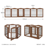 饼可可狗围栏宠物栅栏室内可折叠笼子大中小型犬自由拼接伸缩狗屋