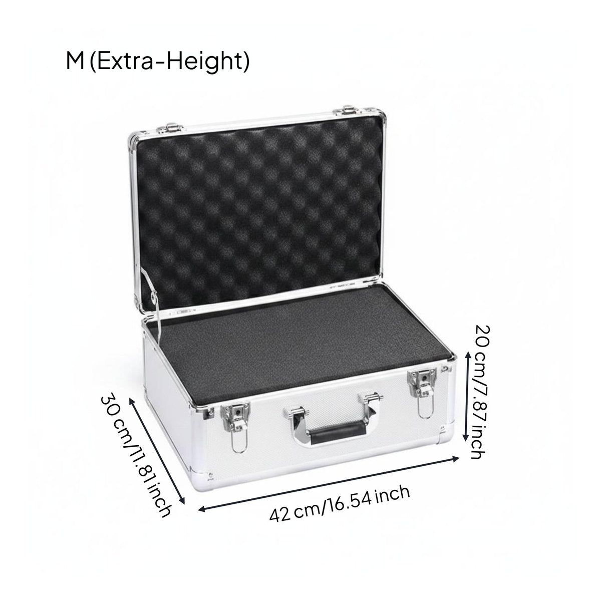 Aluminum Tool Box Long-Lasting Lockable Aluminum Case Reinforced Corners