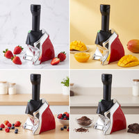 Homemade Fruit Ice Cream Maker Healthy Ice Cream Machine with Plunger Electric Soft Serve Machine Easy to Clean for Families