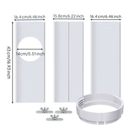 Air Conditioner Window Kit Sliding Hardware Heat Resistant for Rental Rooms