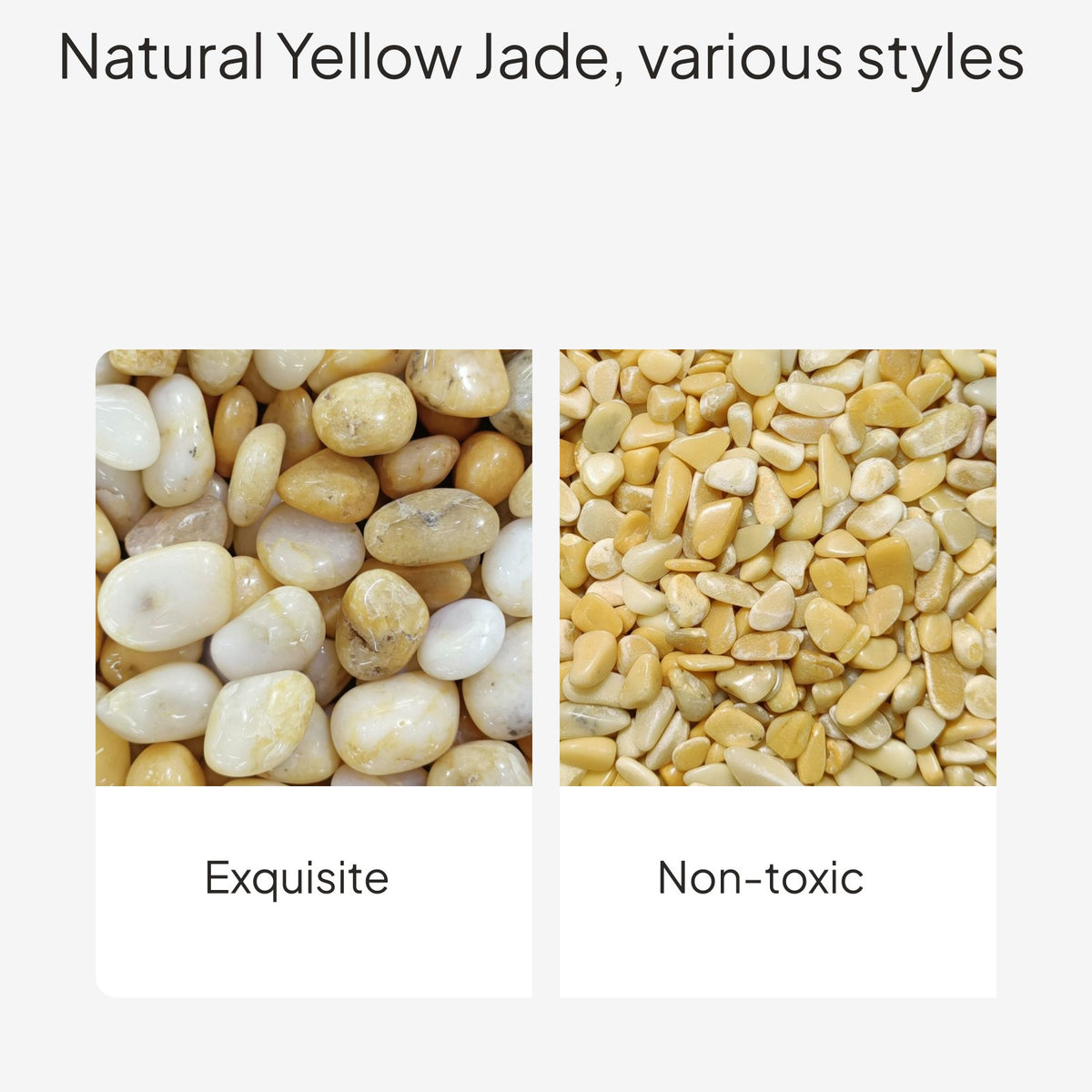 Golden Greenstone Gravel for Aquariums and Decor