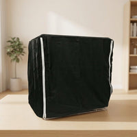 Bird Cage Cover and Dust Guard, Zippered Polyester Bird Cage Water-resistant Cover and Bird Cage Dust Cover for Square Parrot Parakeet Enclosures