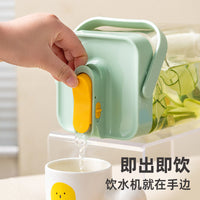 自主设计 冰箱冷水壶带龙头大容量家用冷泡瓶水果茶凉水壶果汁饮