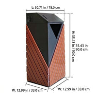 Sharps Bin for Healthcare Facilities, Large Capacity Freestanding Clinical Sharps Bin, Medical Hazardous Waste Bin Commercial Use