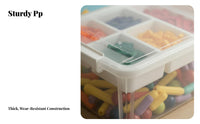 Compartment Storage Box Large Capacity Multi-Compartment Storage Case for children