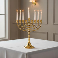 9 Branch Candelabra Elegant Design Metal Candle Stand Table Centerpiece