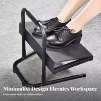 Adjustable Under-Desk Footrest Non-Slip Foot Support Massage Texture Surface Multipurpose Use for Remote Workers, Workstation