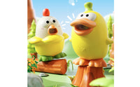 Squeezable Press Toy with Standing Feet Cute Soft Cartoon Bird Compact Standing Bird Figure Playful for Tabletop