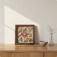 Paper Cut Wall Art Artisan-Made Decorative Hanging Painting for Living Room