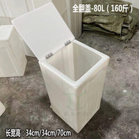 食品级方形塑料家用翻盖储水箱鱼缸困水桶污水清洁防腐设备容器