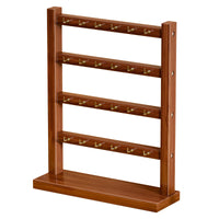 Solid Wood Jewelry Display Stand for Bracelets, Necklaces, and Hair Ties