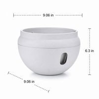 Matte Hanging Planter, Tapered Hanging Pot with Drainage Hole, Lightweight Hanging Basket with Chain for Indoor Outdoor Plants
