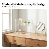 Tiered Display Shelf Multitier Design Tiered Cosmetic storage-spaceSaving