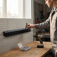 Wall-Mounted Tool Rack Organized Tool Storage Rack Quick Access for Shed