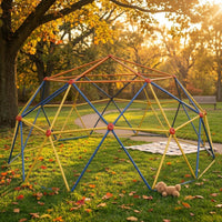 Kids Climbing Dome  -Colorful Climbing Structure Frame Holds Playground Equipment for Ages 4 to 10, Children, Backyard