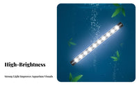 Waterproof Fish Tank Light Bar Energy Saving LED Tube Light for Fish Tank Easy Installation Pet Supplies for Planted Tanks, Freshwater Aquariums