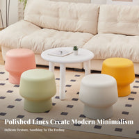Toadstool Stool Simple Design Shoe Changing Stool Single-Piece Molding