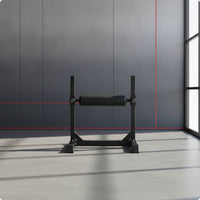 Single-Leg Squat Stand Adjustable Height Squat Roller Stand Comfortable Workout Station for Athletes