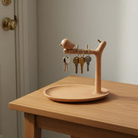 Entryway Valet Tray with Rack Multi-Purpose Desktop Organizer for Bedside