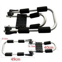 Aluminum Alloy Roof Rack Luggage Carrier, Removable and Foldable for Surfboards, Kayaks and Canoes