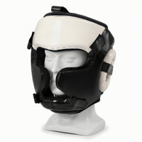 Open-Face Head Protector Padded Head Protector Safeguarding Headgear Shock-Resistant for Boxers, Fighters, Sparring, Boxing Training, Sanda