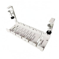 Under-Desk Cable Rack Slotted Base Under Desk Cable Tray Raised Side Walls