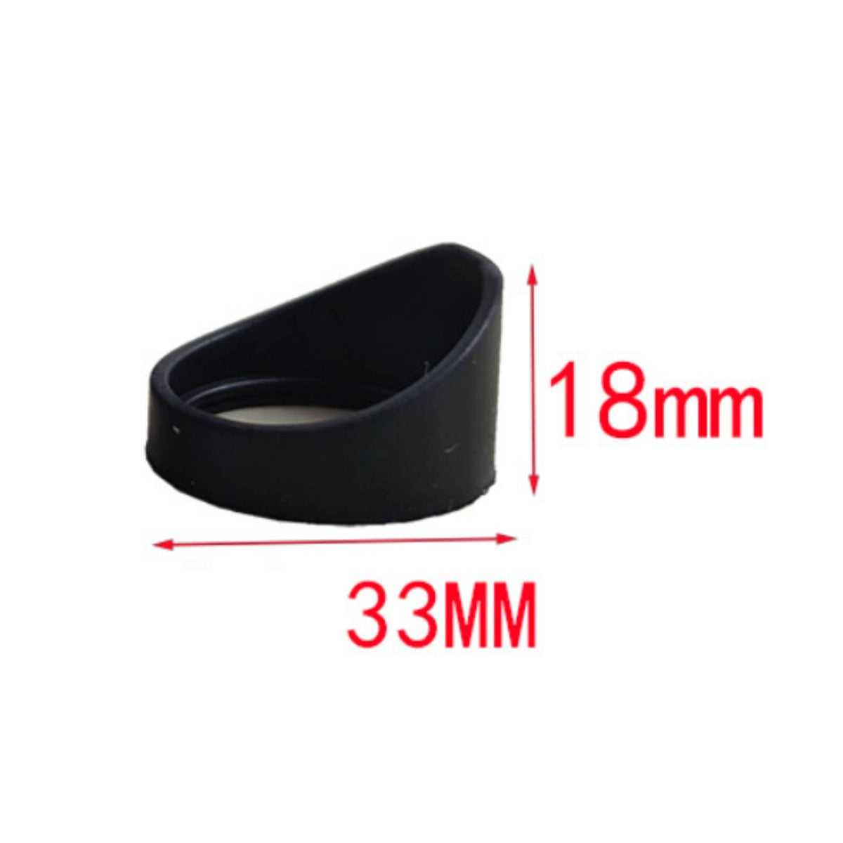 2 Pieces Easy to Install Rubber Eyecup Long-Lasting Optical Accessory for Observation