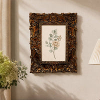Ornate Baroque Frame Scrollwork Decor Accent Tabletop Display